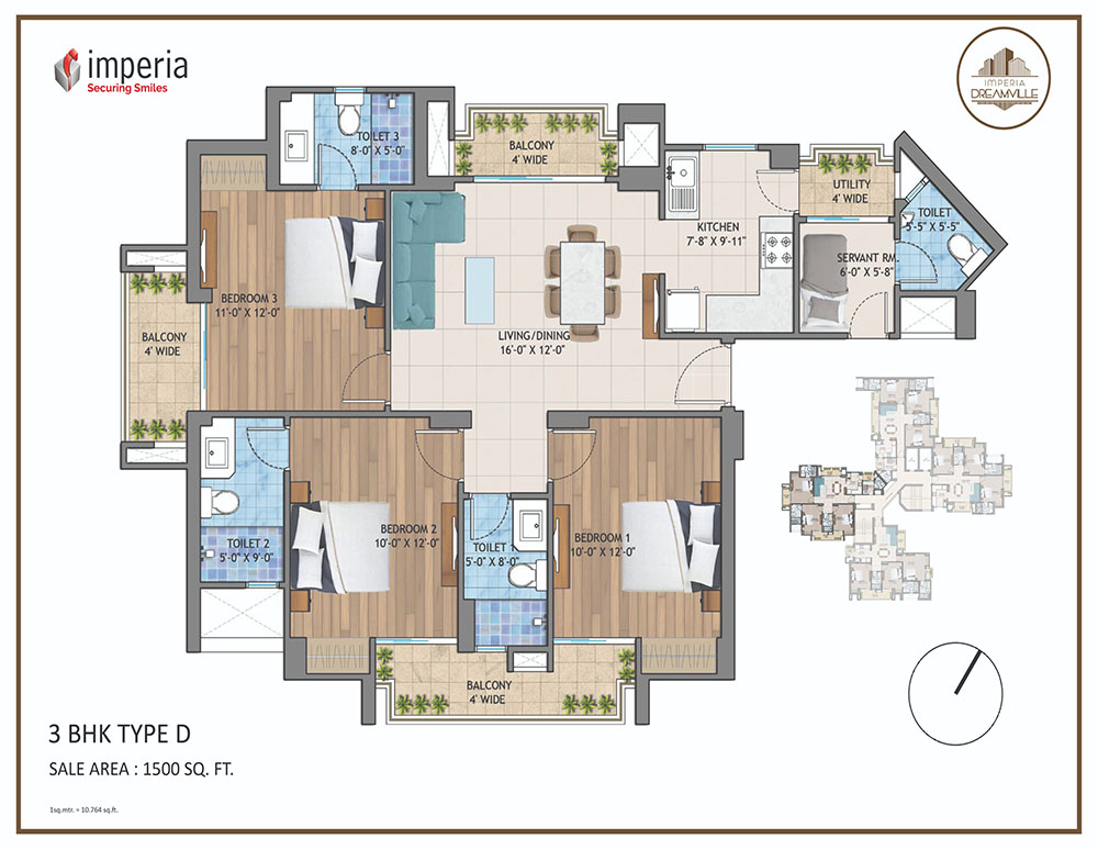 3BHK-TYPE-D