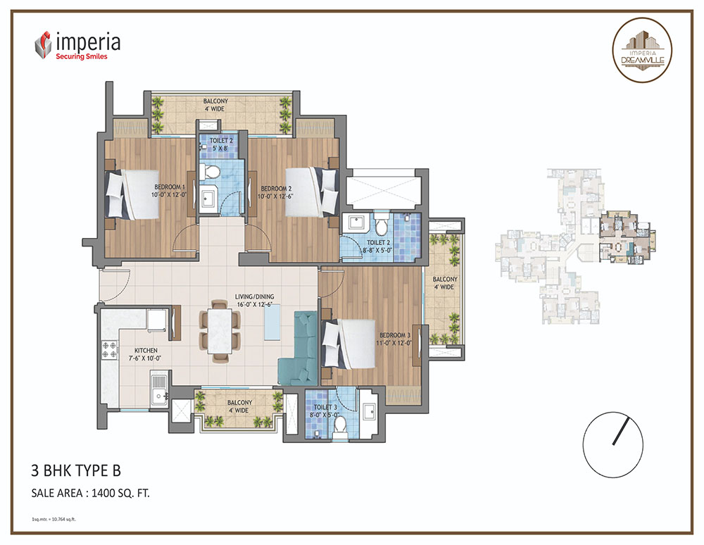 3BHK-TYPE-B